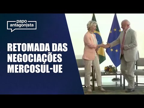 Lula recebe presidente da Comissão Europeia, a alemã Ursula Von der Leyen