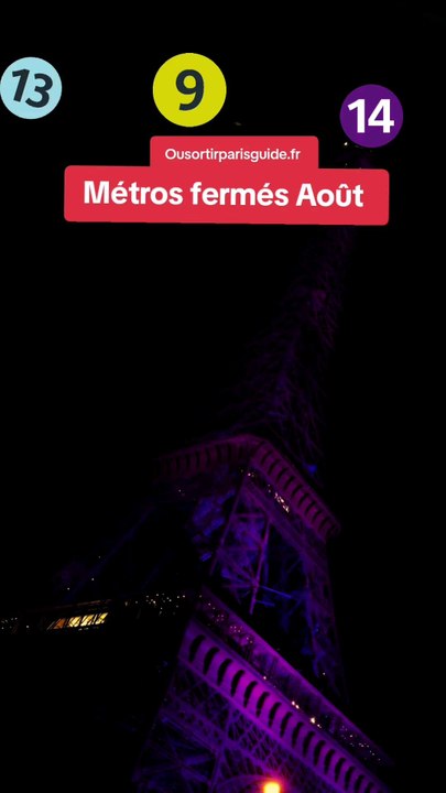 Comment circuler à Paris en août ?
