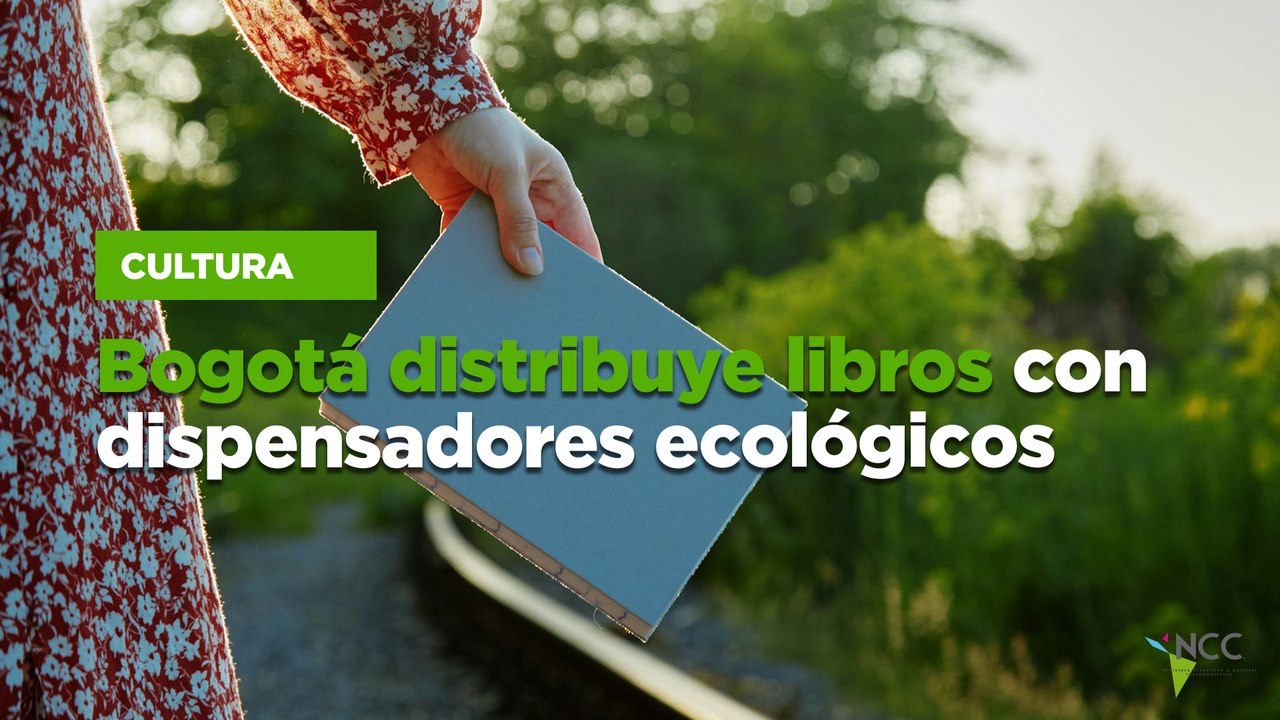 Bogotá distribuye libros con dispensadores ecológicos