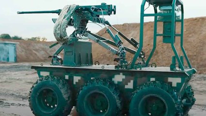 Video: Ukrajina opremila logistički zemaljski dron teškim strojnicom