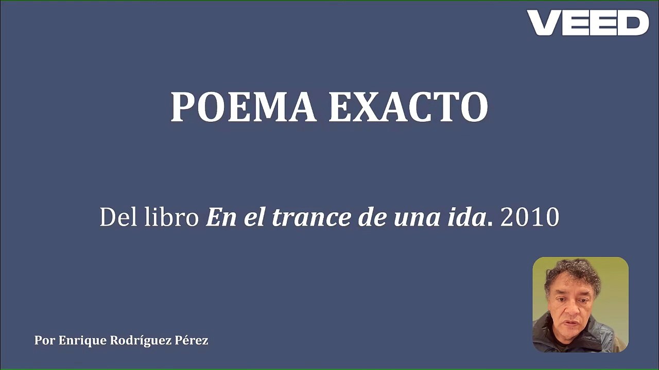 Poema exacto