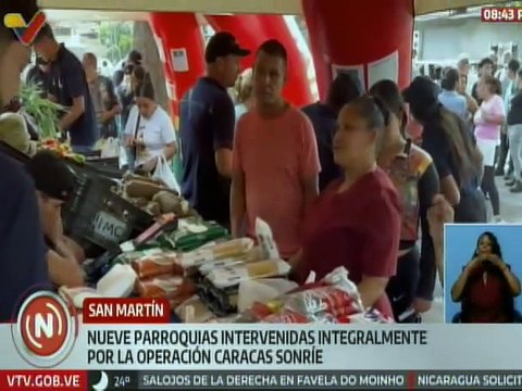 Caracas | Habitantes de San Martín son favorecidas con la Operación Caracas Sonríe