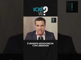 É urgente antagonizar com liberdade, diz Felipe Moura Brasil #shorts