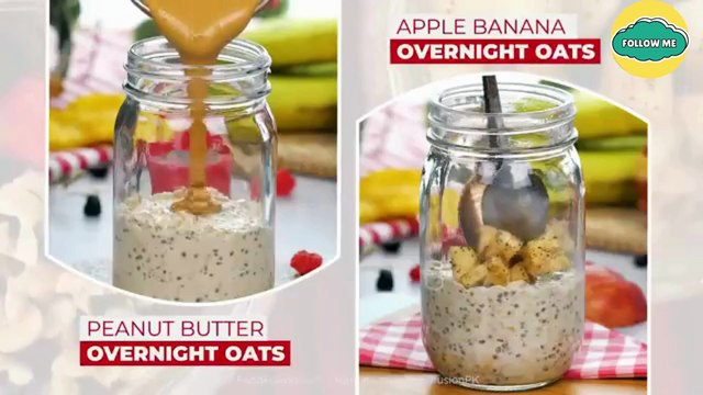 Healthy Breakfast with Overnight Oats 2 Ways Recipes