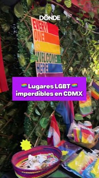 Lugares LGBT+ que debes conocer en CDMX