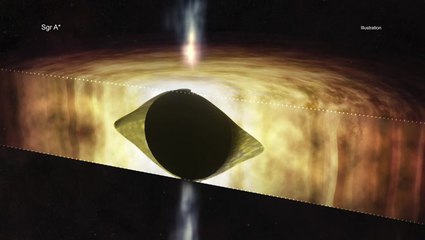 Milky Way's Black Hole - May Be Spinning Football-Shaped Spacetime Warp