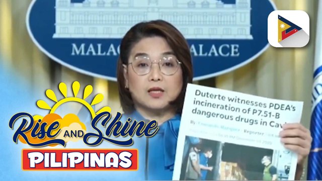 Malacañang, bumuwelta sa pahayag ni VP Sara kaugnay sa pangunguna ni PBBM sa pagsira ng ilegal na droga