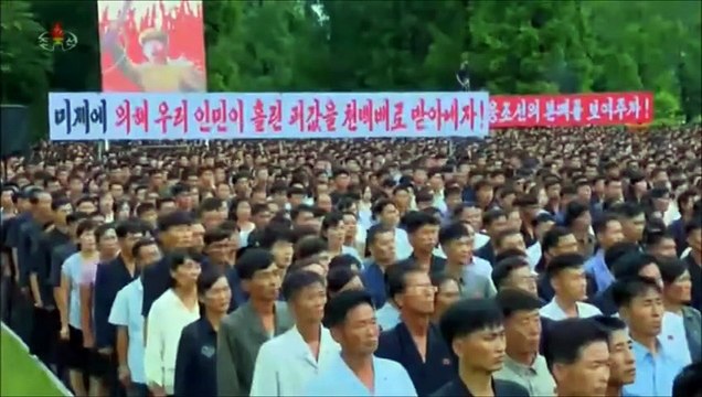 Realizado comício multitudinário em Sinchon, origem do sentimento de vingança, por ocasião do Dia da Luta Anti-Imperialista e Anti-EUA (25 de junho)
