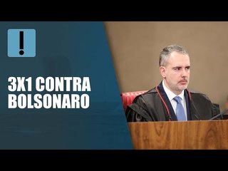 3x1: André Tavares vota a favor da inelegibilidade de Bolsonaro