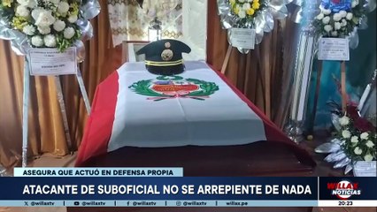 Suboficial atacante afirma que no se arrepiente de sus acciones | Willax