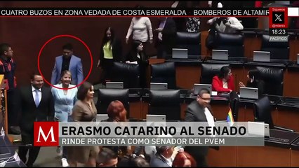Erasmo Catarino rinde protesta como legislador suplente