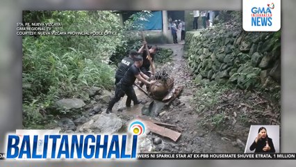 Vintage bomb na may timbang na mahigit 450kg, natagpuan malapit sa isang creek | Balitanghali