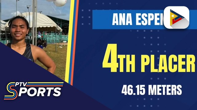 Javelin throwers Ana Espenilla at Evalyn Palabrica, 4th at 5th placer sa 2025 Thailand Open Track and Field Championships