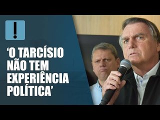 Bolsonaro tenta reformular falas de Tarcísio sobre reforma tributária para acalmar membros do PL