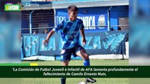 Muere Camilo Nuin, futbolista argentino de 18 años, mientras lo operaban de la rodilla