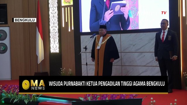 Momen Wisuda Purnabakti Ketua Pengadilan Tinggi Agama Bengkulu Setelah 44 Tahun Mengabdi - MA NEWS