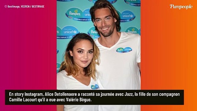 Pendant qu'on discute, une femme arrive et... : La dernière sortie d'Alice Detollenaere avec Jazz, la fille de Camille Lacourt et Valérie Bègue, tourne au vinaigre