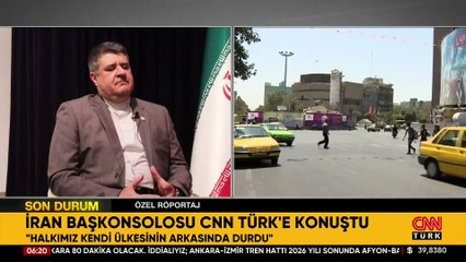 İran Başkonsolosu CNN TÜRK'e konuştu: ‘İRAN HER SENARYOYA HAZIR’
