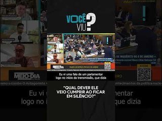 "Qual dever ele veio cumprir ao ficar em silêncio?" #shorts