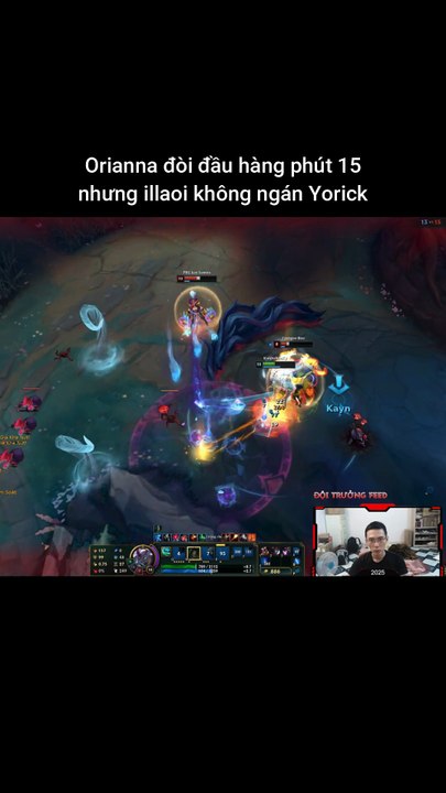 Orianna đòi đầu hàng phút 15 nhưng illaoi không ngán Yorick #illaoi #yorick #lienminhhuyenthoai #leagueoflegends #knightriseky