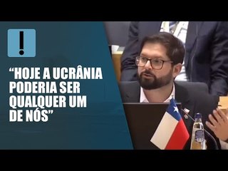 Presidente do Chile cobra líderes de Celac e UE por guerra "contra a Ucrânia"