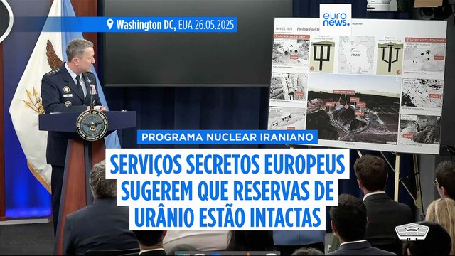 Reservas de urânio do Irão devem estar intactas, segundo serviços secretos europeus