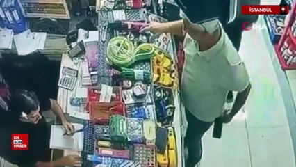 İstanbul'da iş yerinde unutulan cep telefonunu çaldı