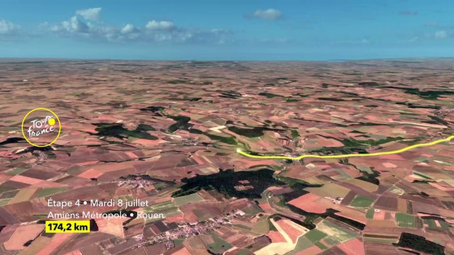 Tour de France 2025, Étape 4 : Amiens Métropole - Rouen, parcours et profil - Cyclisme - Tour de France