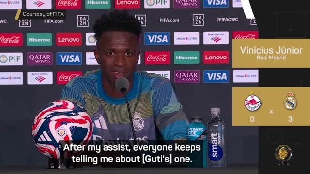 Vinicius flattered by Real Madrid legend, Guti, comparisons after stunning assist