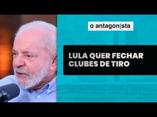 "Empresário que tem local para praticar tiro não é empresário", diz Lula