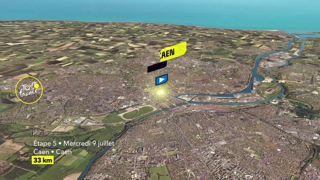Tour de France 2025, Étape 5 : Caen - Caen, parcours et profil - Cyclisme - Tour de France