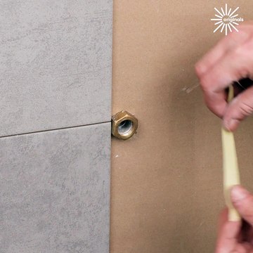 How to cut tiles around a pipe the right way✅