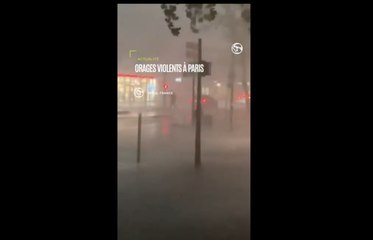 Éclaires et rafales à plus de 100 km/h à Paris