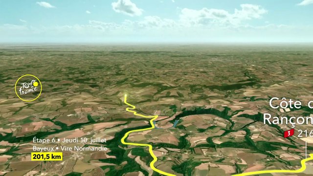 Tour de France 2025, Étape 6 : Bayeux - Vire, parcours et profil - Cyclisme - Tour de France
