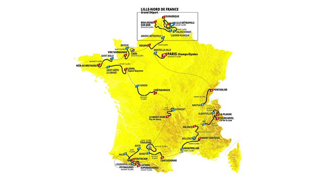 Tour de France 2025, Étape 8 : Saint-Méen-le-Grand - Laval, parcours et profil - Cyclisme - Tour de France
