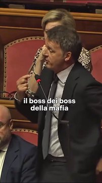 Renzi - Meloni dice di voler combattere la mafia dei trafficanti (26.06.25)