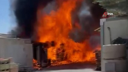 Adıyaman Organize Sanayi Bölgesi’nde fabrika yangını