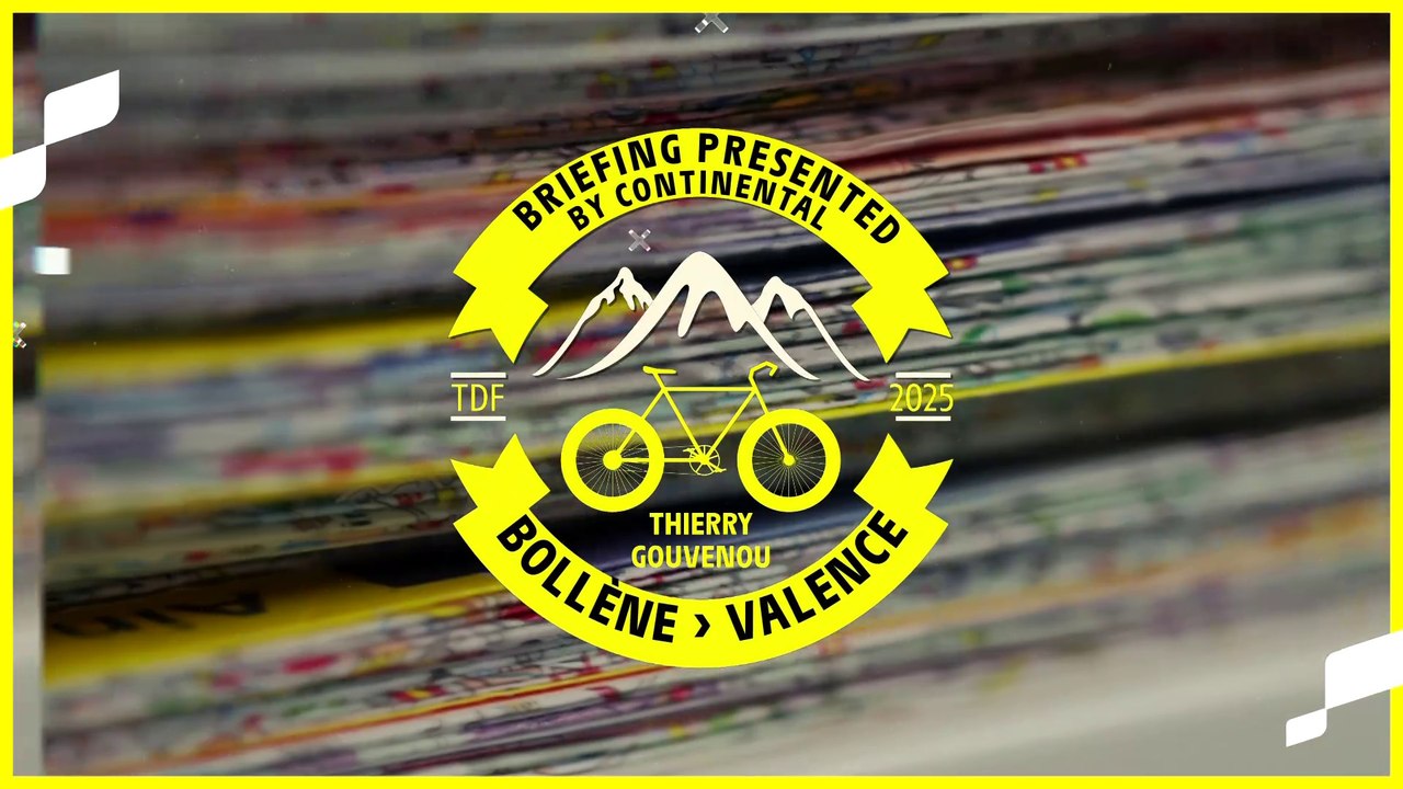 Briefing Stage 17 by Continental - Tour de France 2025
