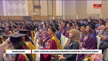 Lebih 3,000 pelajar akan menerima biasiswa kerajaan Sabah