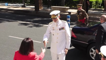 Felipe VI preside la entrega de diplomas del Curso del Estado Mayor