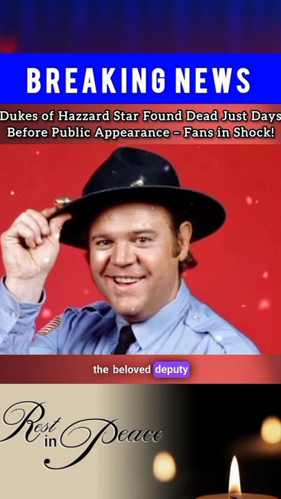 Rick Hurst, beloved Dukes of Hazzard star, passes away suddenly just days before his public appearance. Fans are heartbroken. Full story inside 💔📺