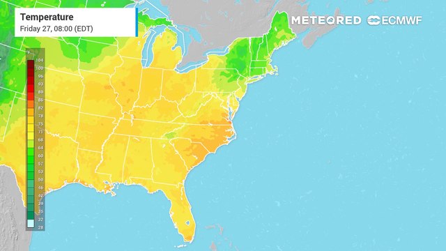 Sizzling are expected temperatures Saturday and Sunday for the Mid-Atlantic.