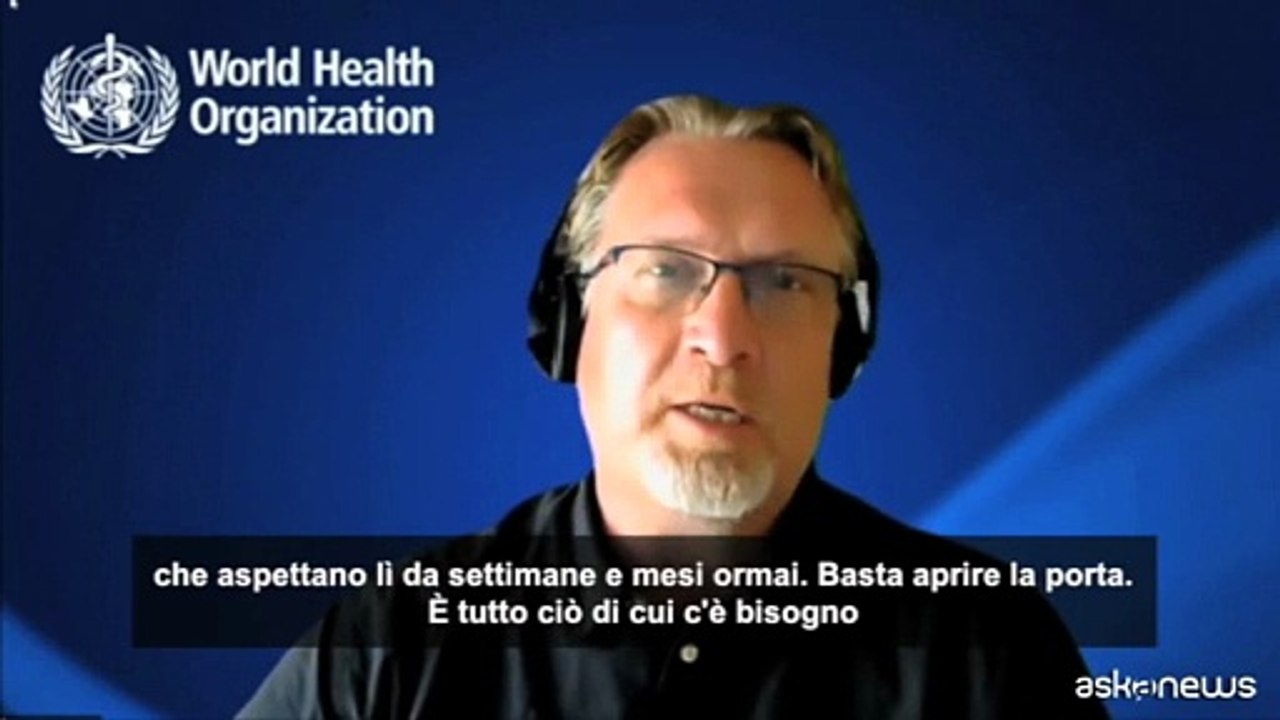 L'Oms: abbiamo cibo e aiuti per Gaza, basta aprire le porte