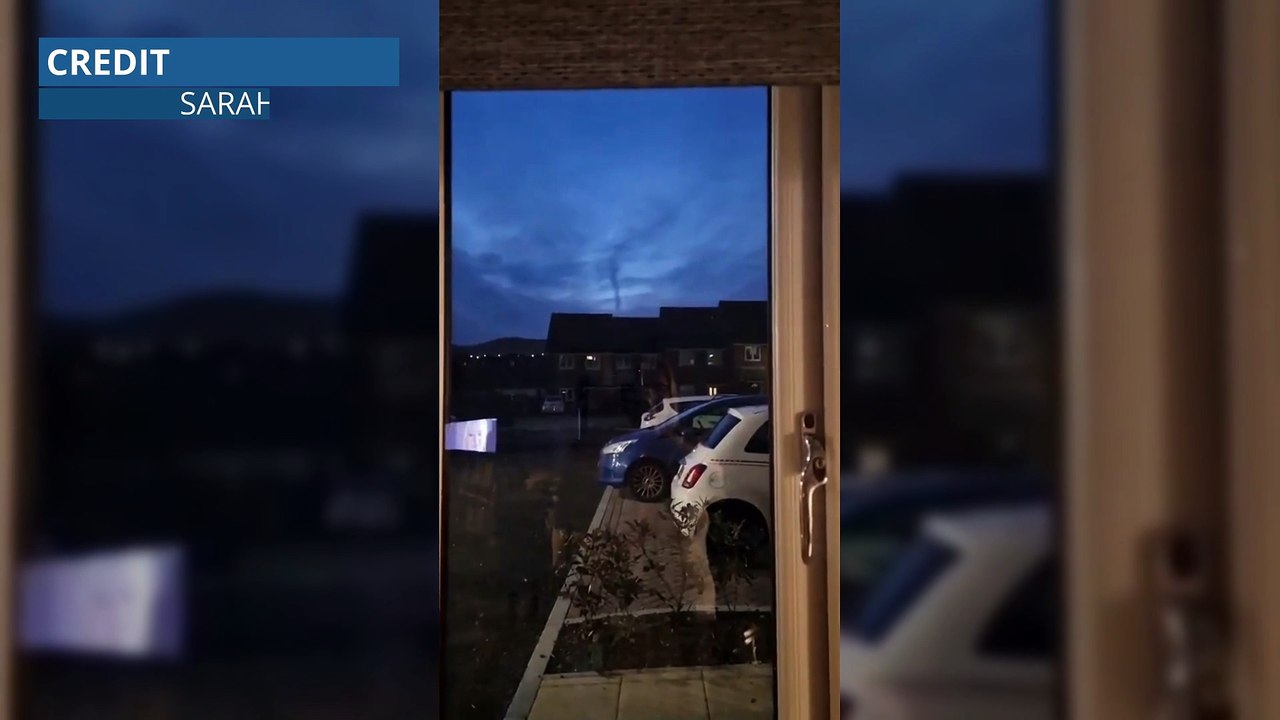 Funnel cloud over Folkestone - that terrified mum thought was tornado