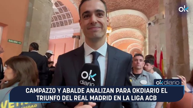 Campazzo y Abalde analizan para OKDIARIO el triunfo del Real Madrid en la liga ACB