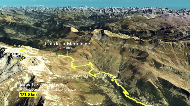 Tour de France 2025, Étape 18 : Vif - Courchevel col de la Loze, parcours et profil - Cyclisme - Tour de France