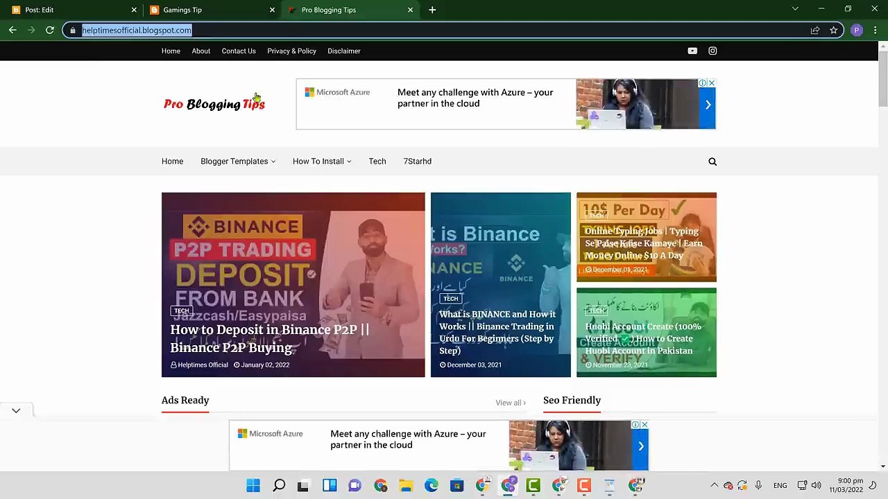 Blogging Complete Course in Hindi 2022 -- How to Start Blogging STEP BY STEP