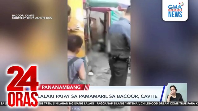 Lalaki patay sa pamamaril sa Bacoor, Cavite | 24 Oras