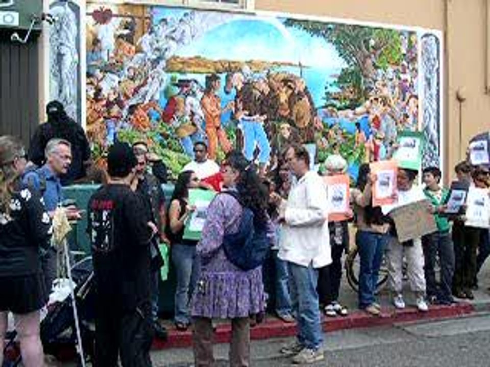 Ohlone Mural Protest