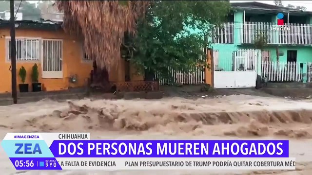 Mueren ahogadas dos personas en Chihuahua